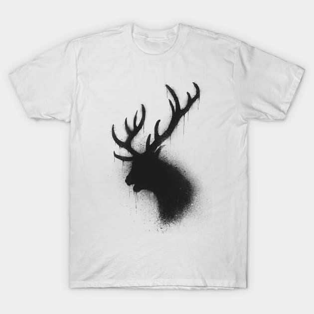 Dark deer T-Shirt by barmalisiRTB